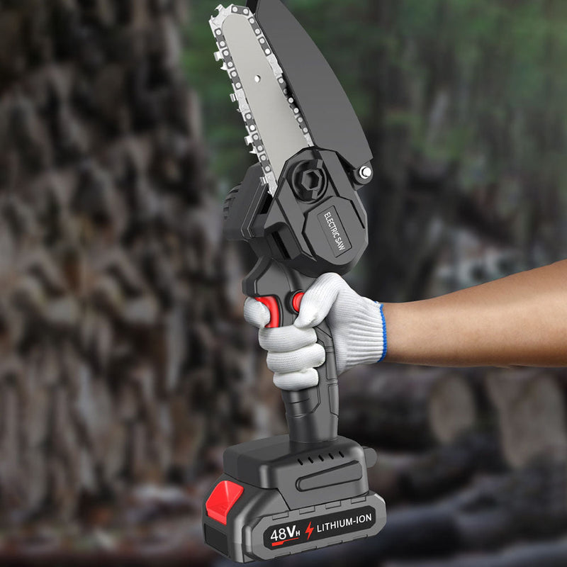 Motosierra Portátil Recargable MegaForce™ [2 BATERÍAS DE 48V]
