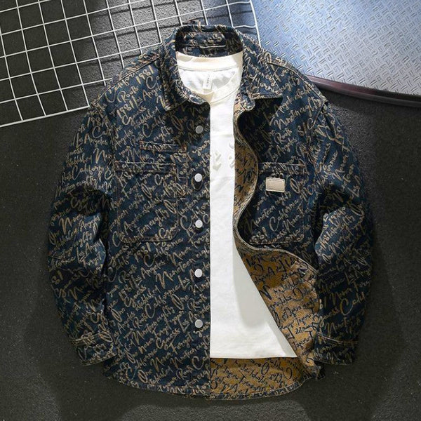 Denim Scripture Jacke