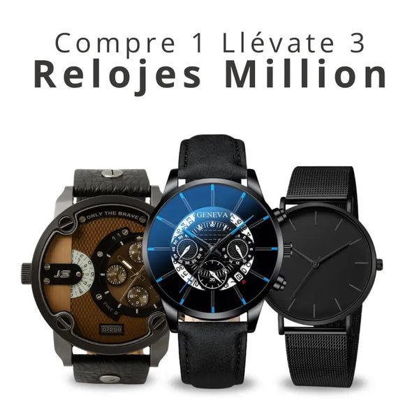 Compre 1 Llévate 3 - Relojes Minimalistas Million®