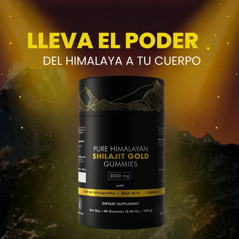 Shilajit Gold Gummies Himalaya 3000mg [ÚLTIMAS UNIDADES]