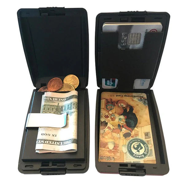 2x1 Cartera Slim Protect® – Antirrobo Con Protección RFID